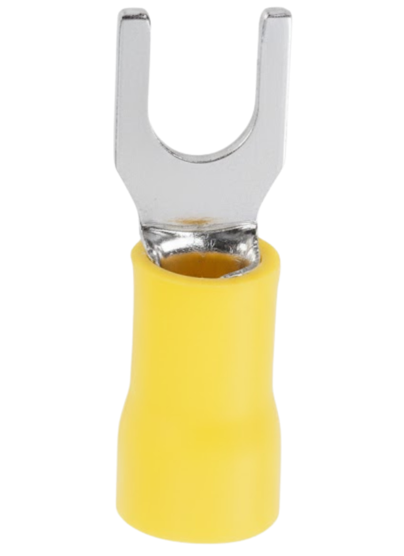 Cable Lug SV 0.25 - 1.5 mm, Bolt Hole 3.2 mm (Yellow)