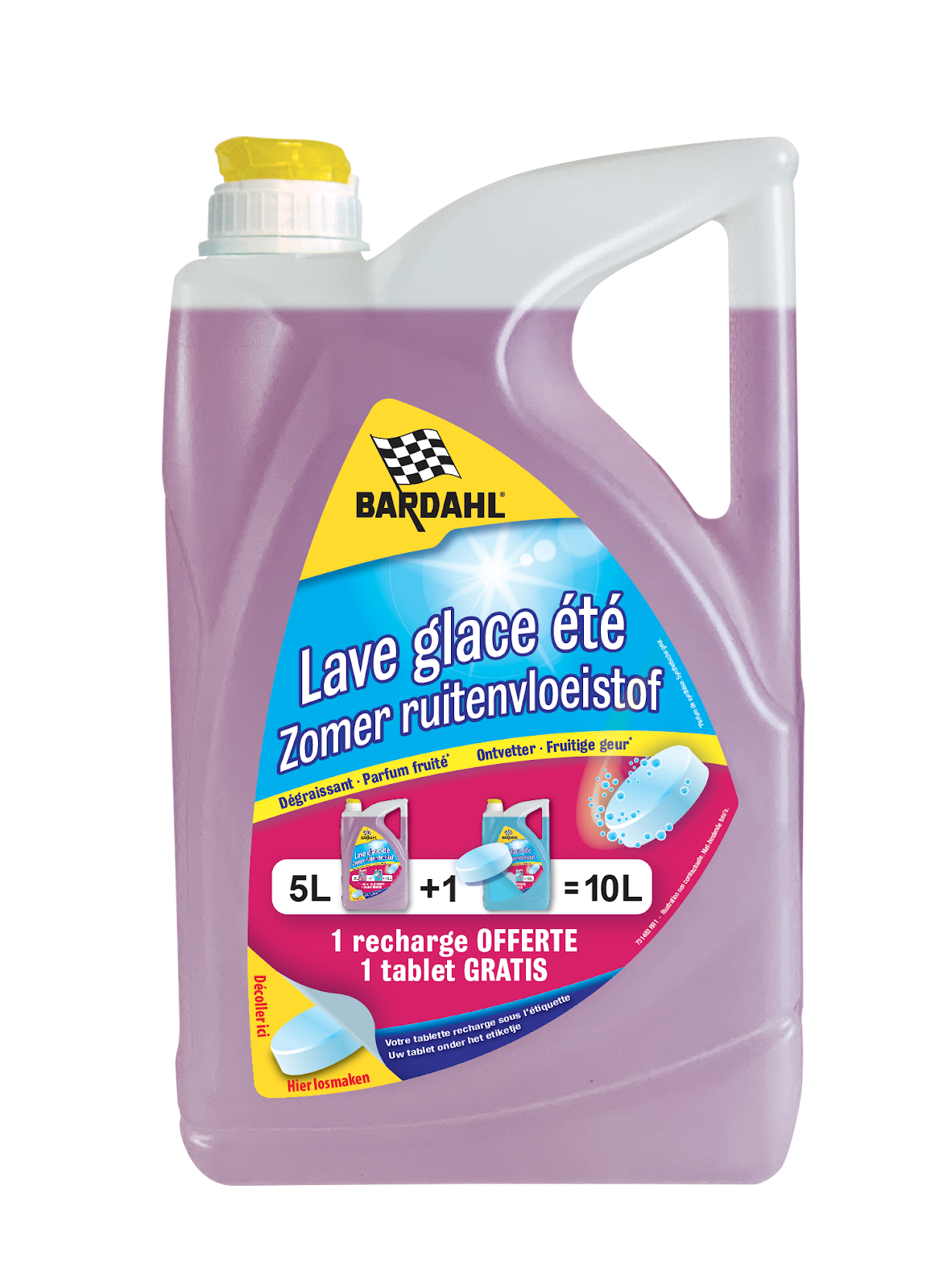 Ruitenvloeistof Zomer + Tablet 5L