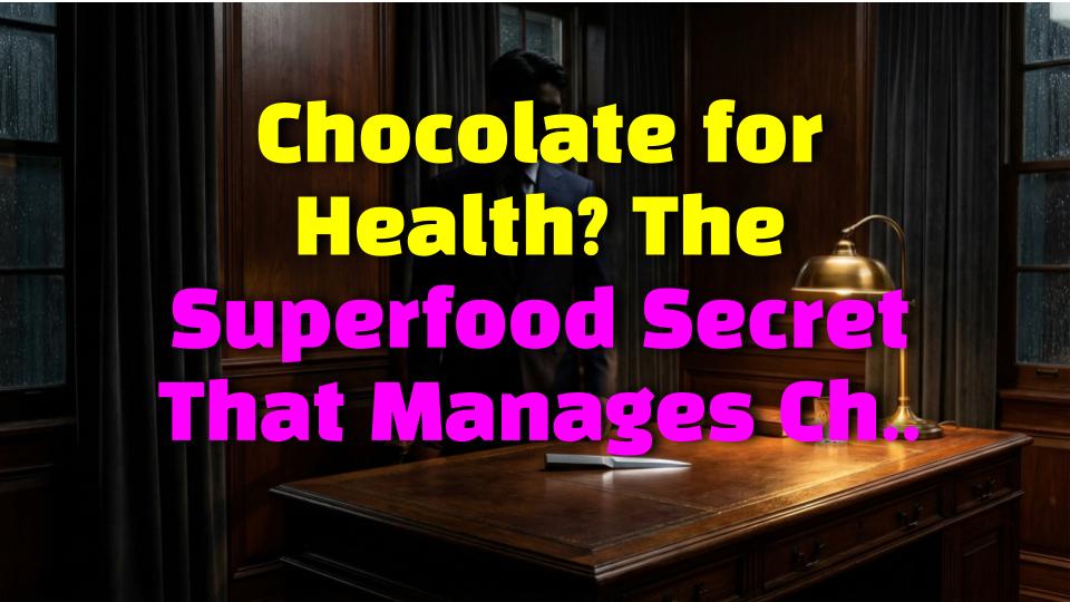 Chocolate for Health? The Superfood Secret That Manages Cholesterol & Boosts Immunity Daily!