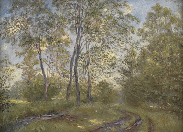 A River near Meilgård Manor Jutland 1894