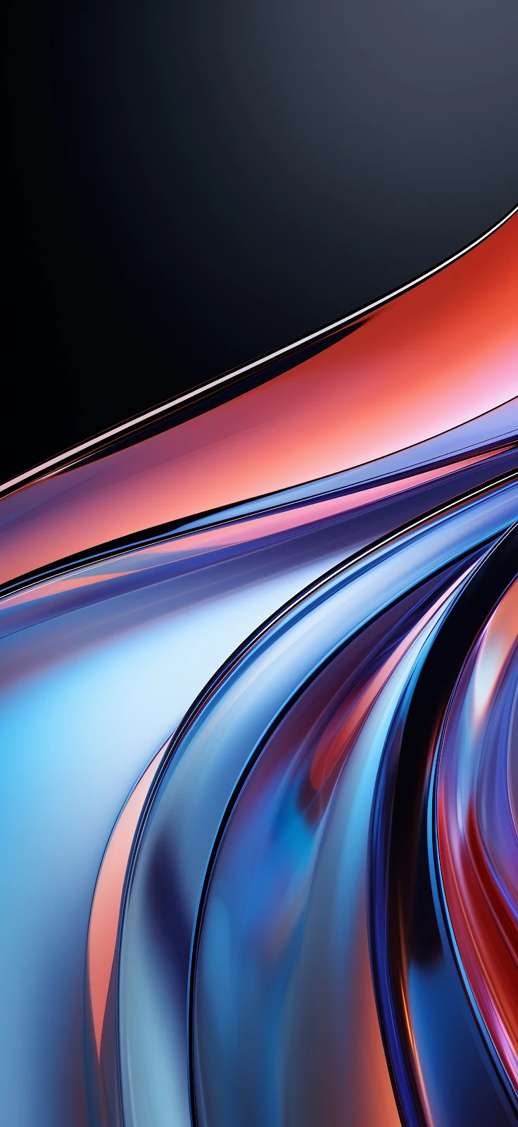 Abstract, Curve, Gradient, Modern 2K iPhone Wallpaper Background (1472x3200)