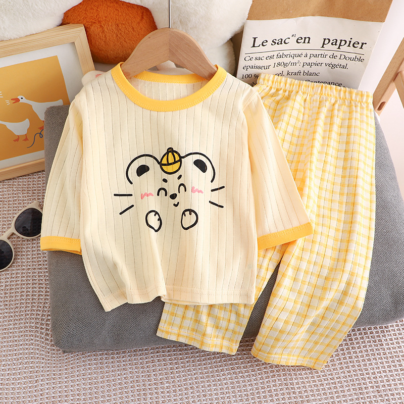 Children's Pajama Set, Long-Sleeve, Cotton, Lightweight