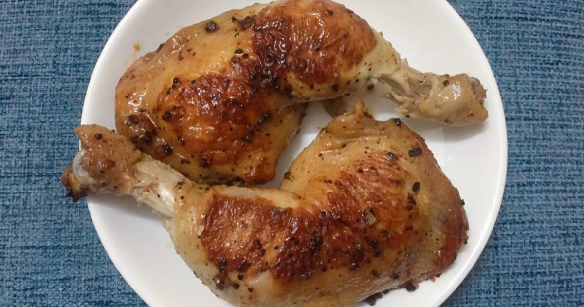 Gà nướng tiêu đen (bằng chảo)
