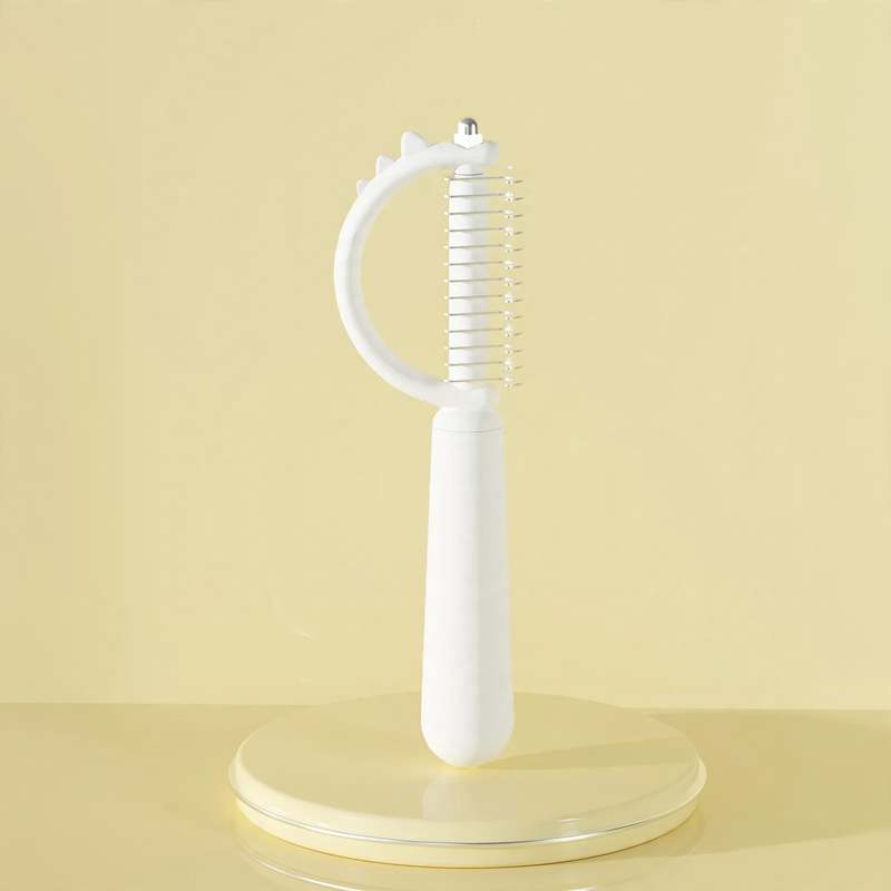 Fur brush for dogs and cats with pin comb
