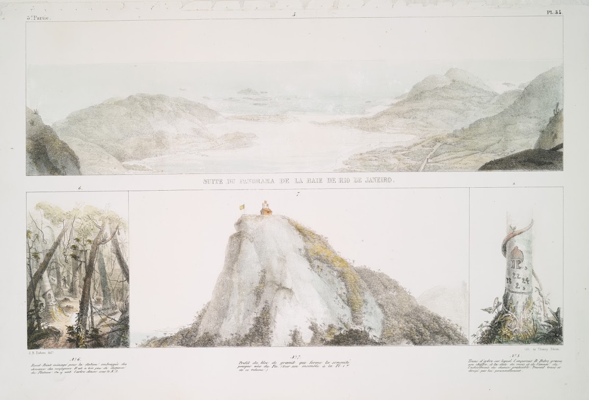 Suite de la panorama de la baie de Rio de Janeiro 1834   1839