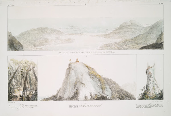 Suite de la panorama de la baie de Rio de Janeiro 1834   1839