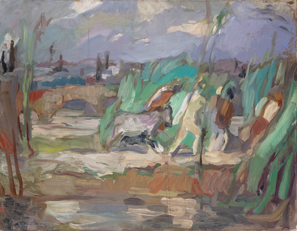 Landscape With A Group Of Bacchantes 1911