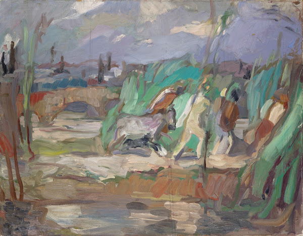 Landscape With A Group Of Bacchantes 1911