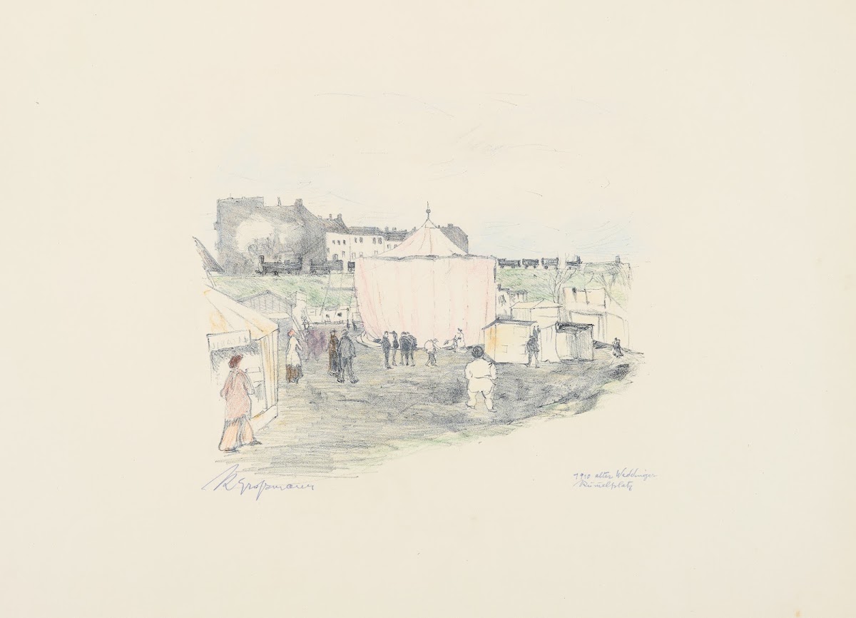 1910 alter Weddinger Rummelplatz Um Berlin 1912