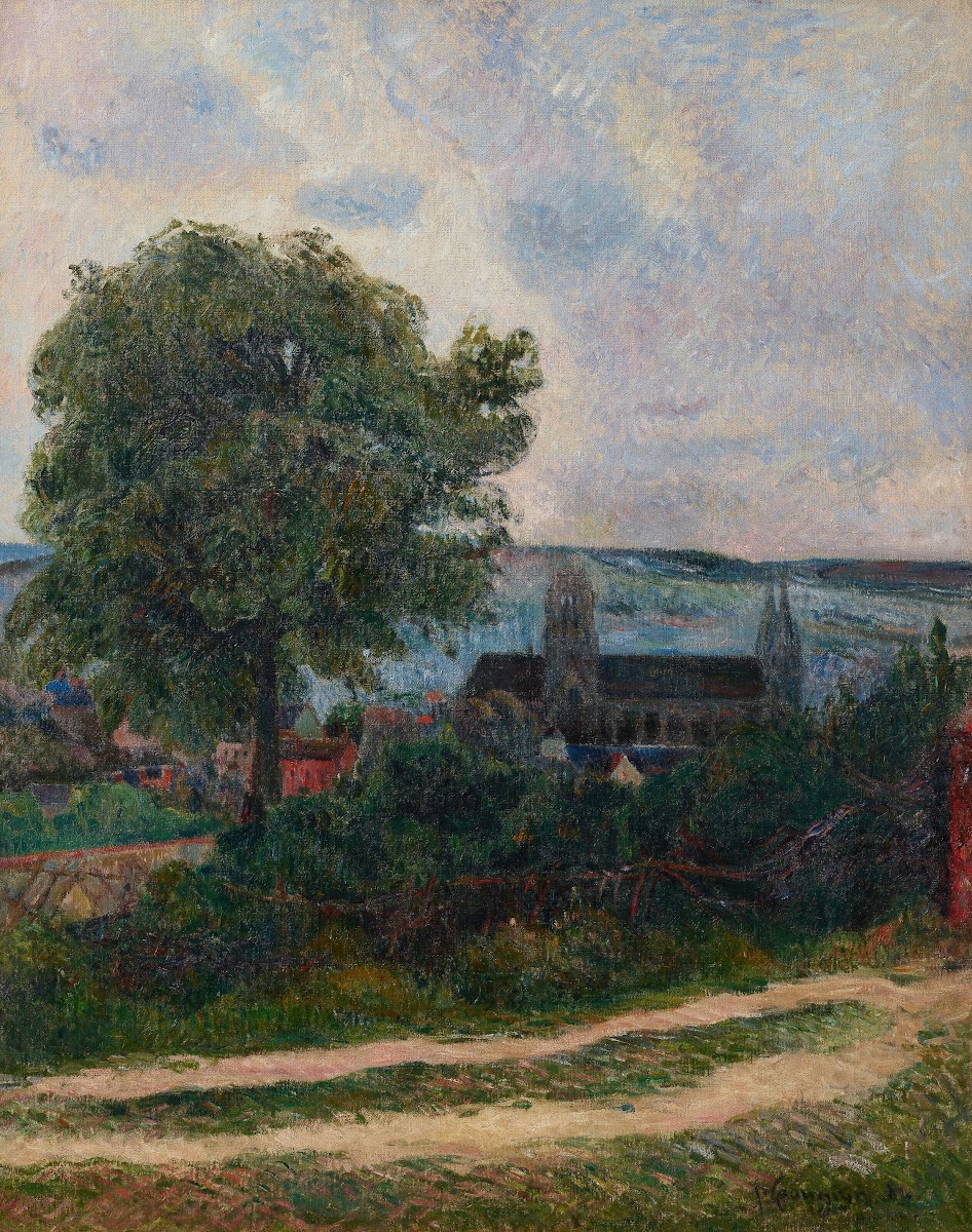 Rouen Léglise Saint Ouen 1884