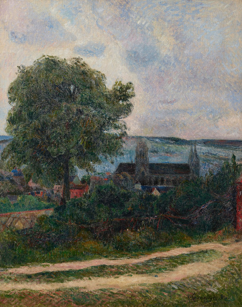 Rouen Léglise Saint Ouen 1884