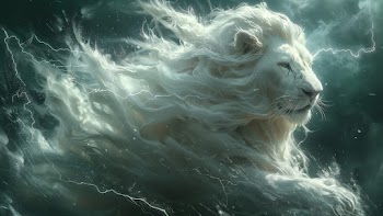 White Lion Wallpaper
