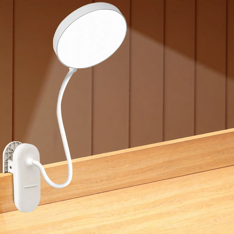 Klemmbare LED-Schreibtischleuchte mit Touch-Steuerung