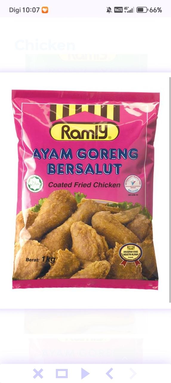 Ramly Ayam Goreng Bersalut 1Kg