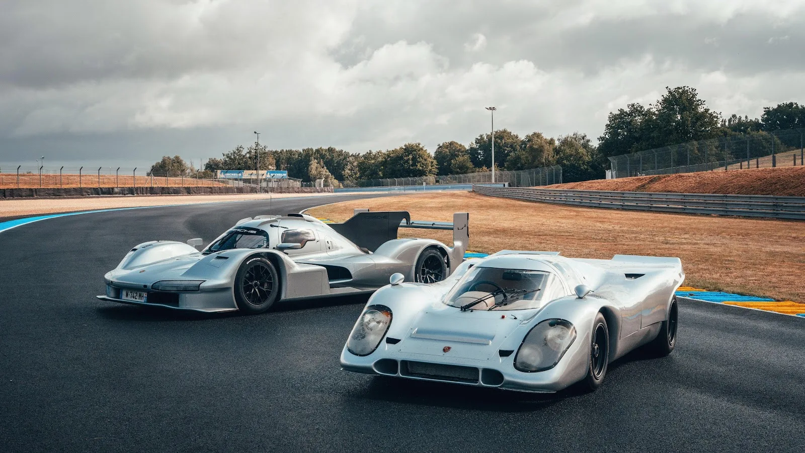 Porsche Race Cars on Track - Automotive Photography 5K Wallpaper (6000x3376)