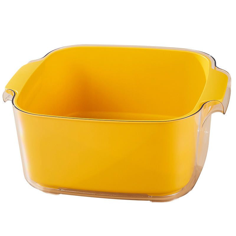 Double-layer colander, plastic, large size
