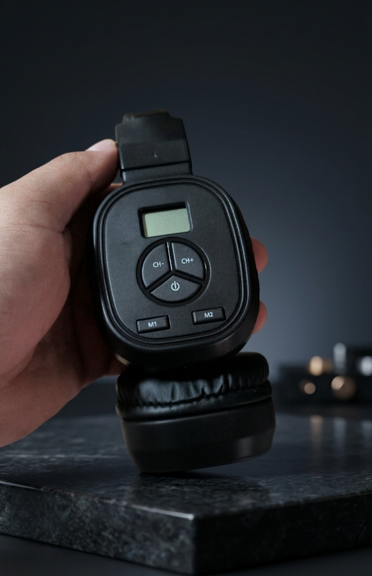 Headphones Profissionais - Equipamentos STIB para eventos silenciosos