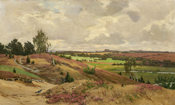 Spätsommertag in der Haide 1890