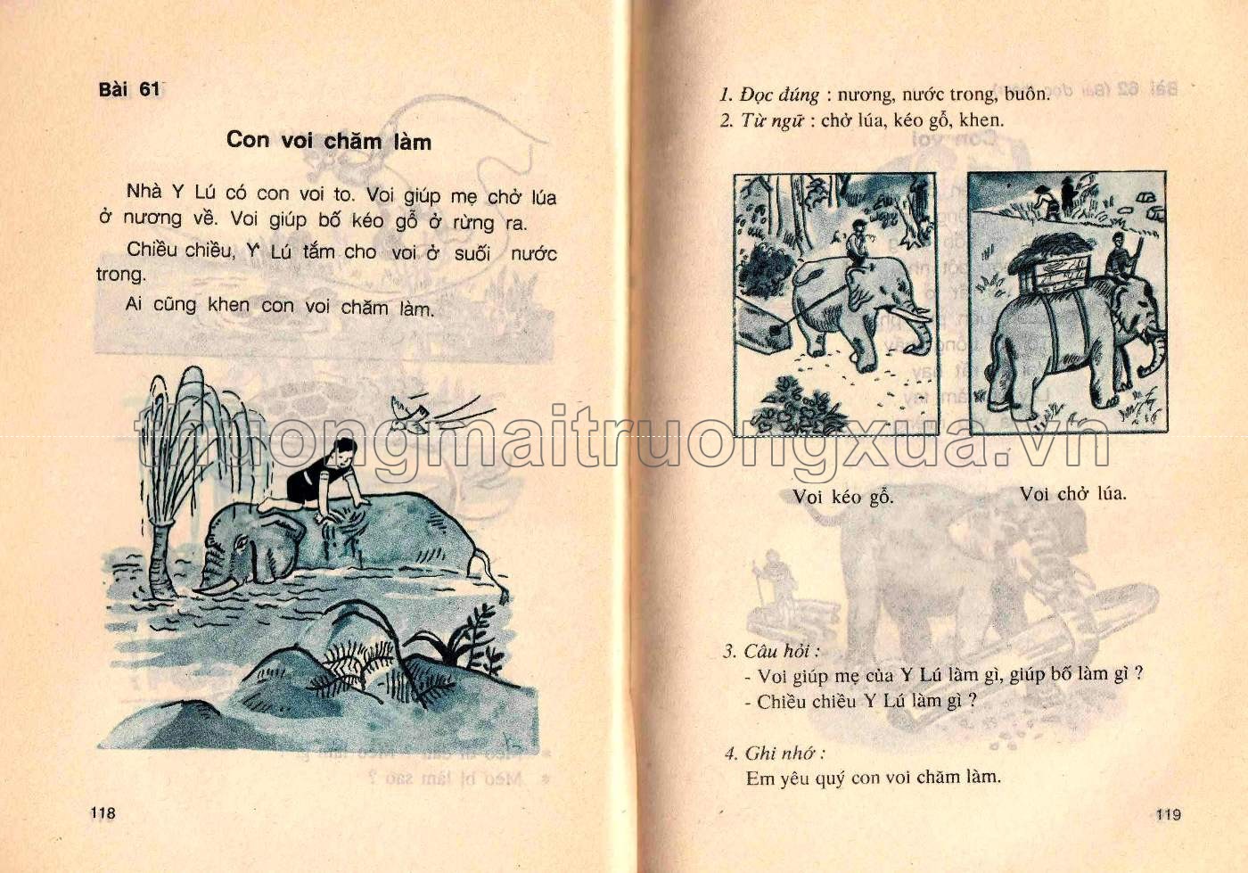 Tiếng Việt 2 (tập 2 - 1992) - Trang 60