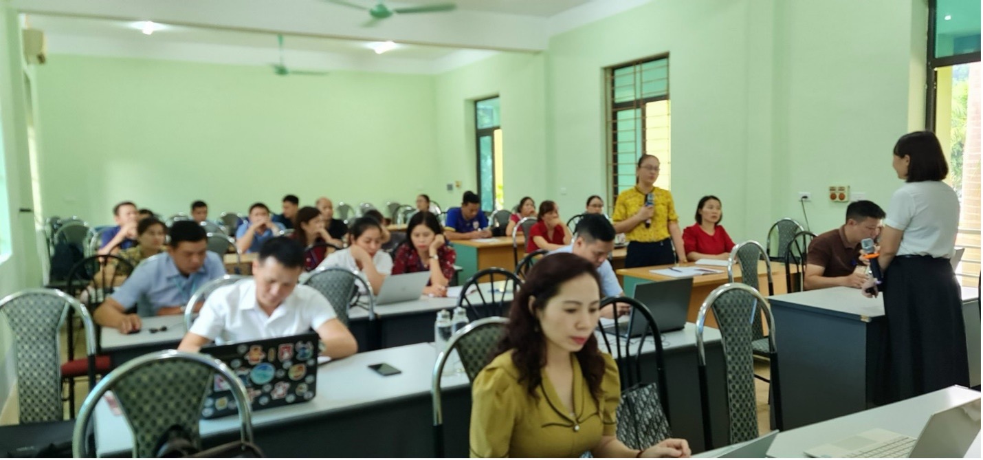 Bộ môn Địa lý, Khoa Khoa học Xã hội kết nối và phục vụ cộng đồng tại Trường THPT Quỳnh Nhai