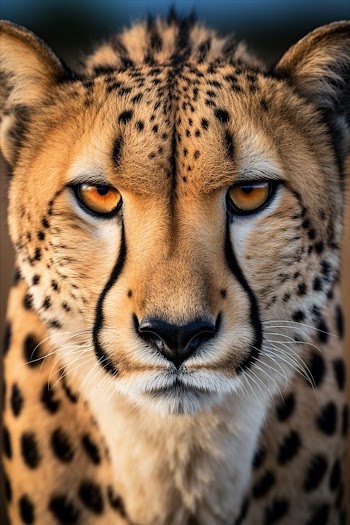 Cheetah Face Picture