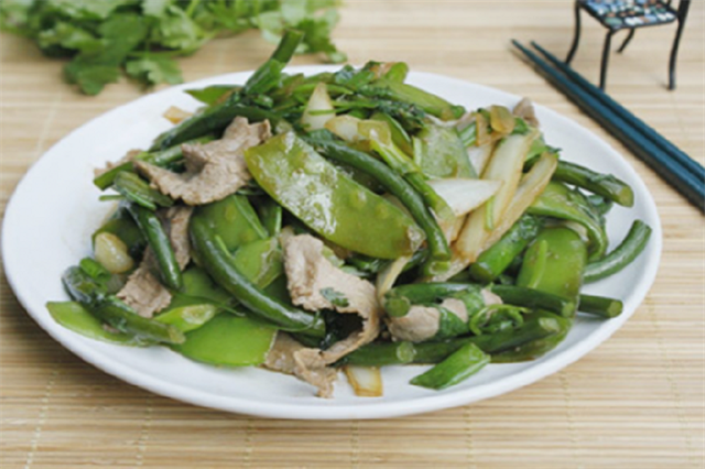 Ngồng Tỏi Xào Thịt Bò