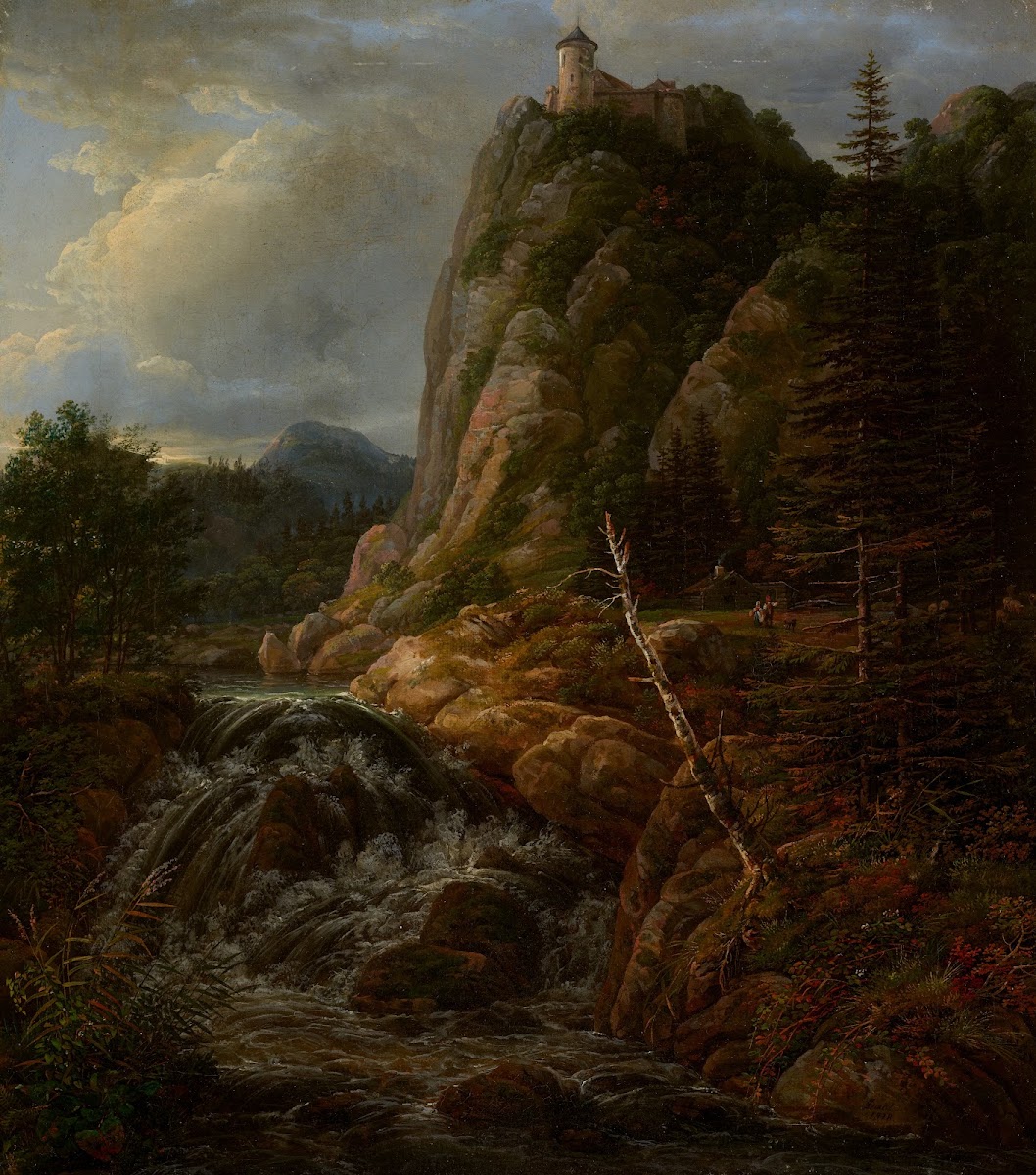 Nordic Landscape with a Castle 1818