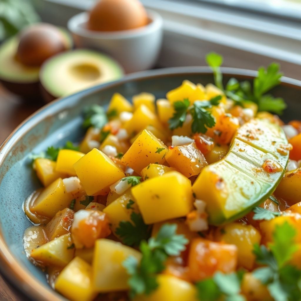 Fresh Mango Avocado Salsa Recipe Ready in 15 Minutes – Easy Homemade Appetizer