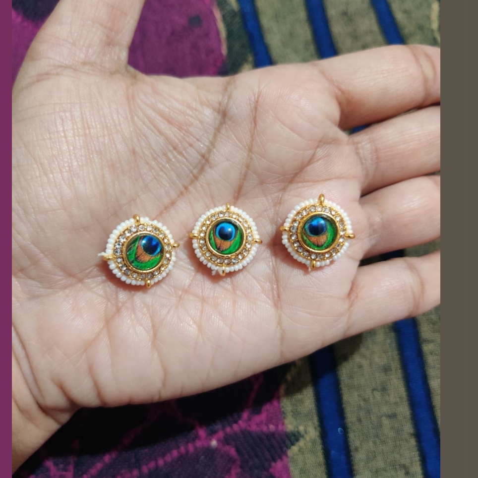 Mor Moti Diamond Round-M179-pack of 3