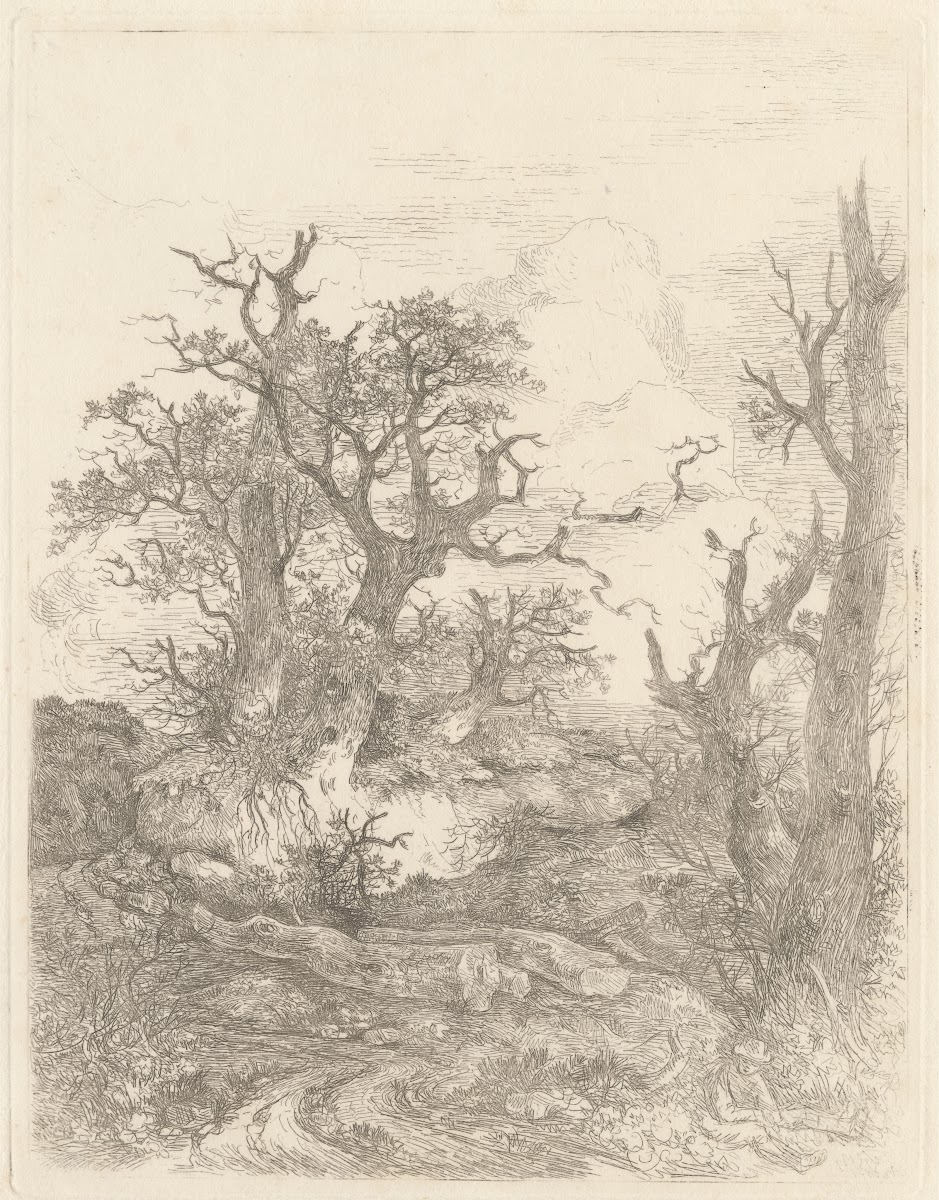 Landscape with Oak Trees ca 1812