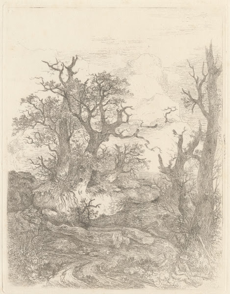 Landscape with Oak Trees ca 1812