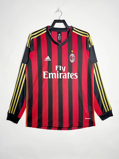 Camiseta de local del AC Milan 2013-14 de manga larga.jpeg