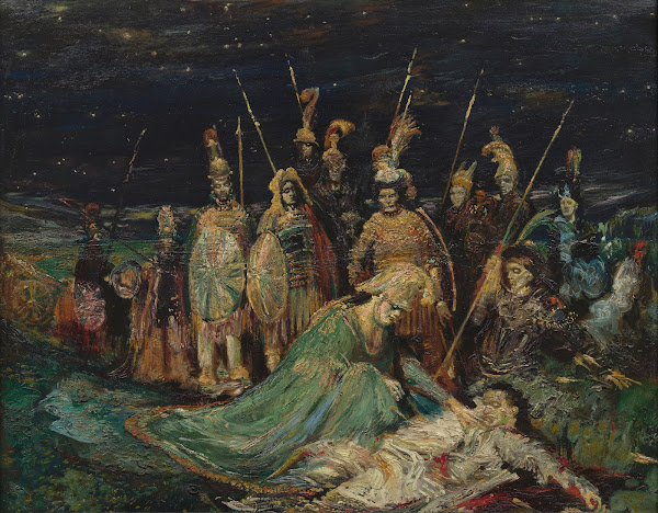 Alexandre pleurant Darius 1892
