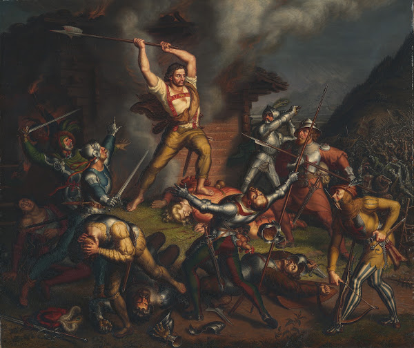 Uli Rotach in der Schlacht am Stoss 1829
