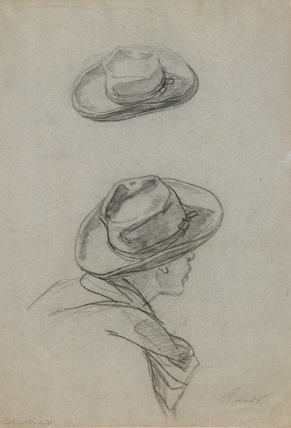Details of the Models Head and Hat for La Peinture Réaliste
