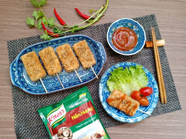Đậu Hũ Tẩm Rong Biển Mè Rang