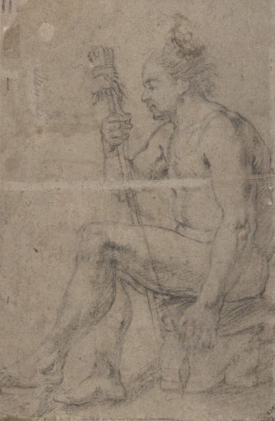 Seated Male Nude early 17th century