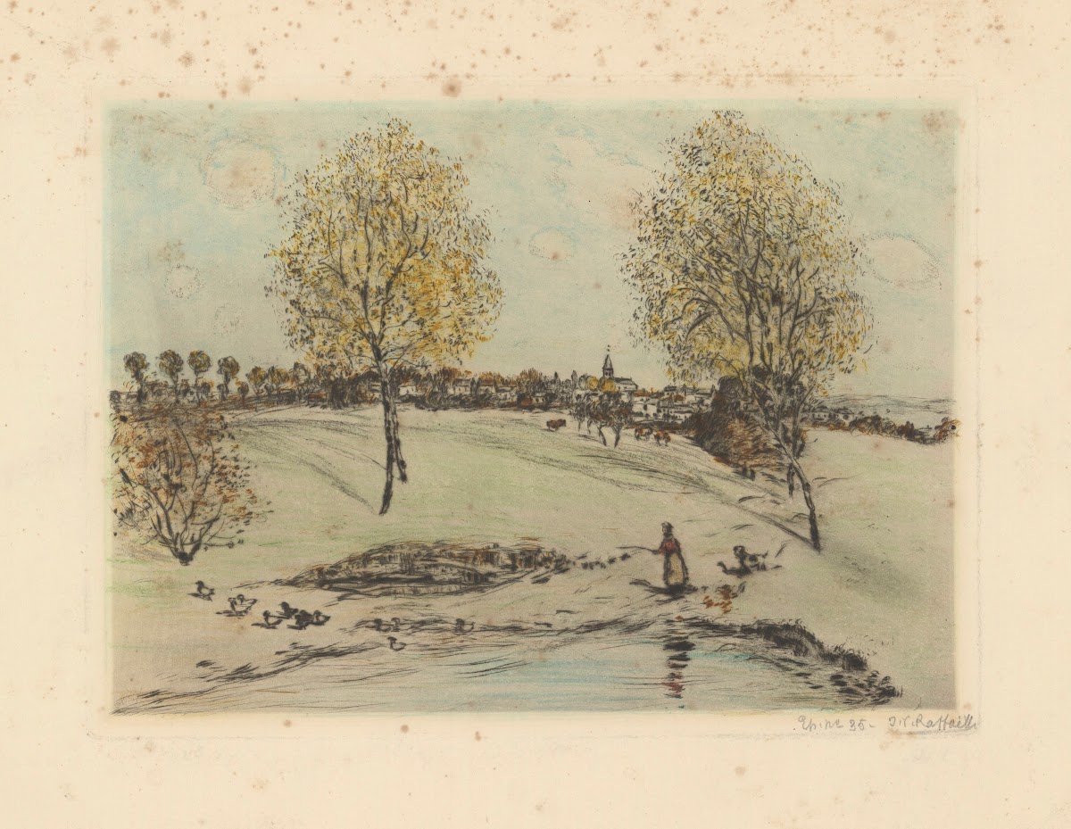 Le village sur la colline 1905