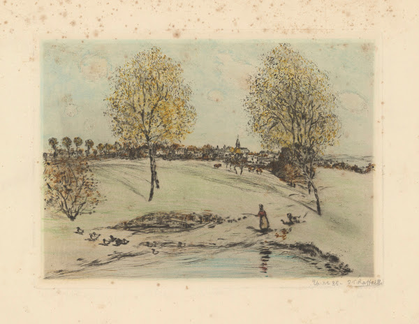 Le village sur la colline 1905