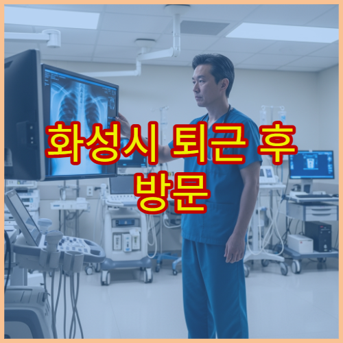화성시 퇴근 후 방문 가능한 이비인후과 목감기·비염 야간진료 병원 안내