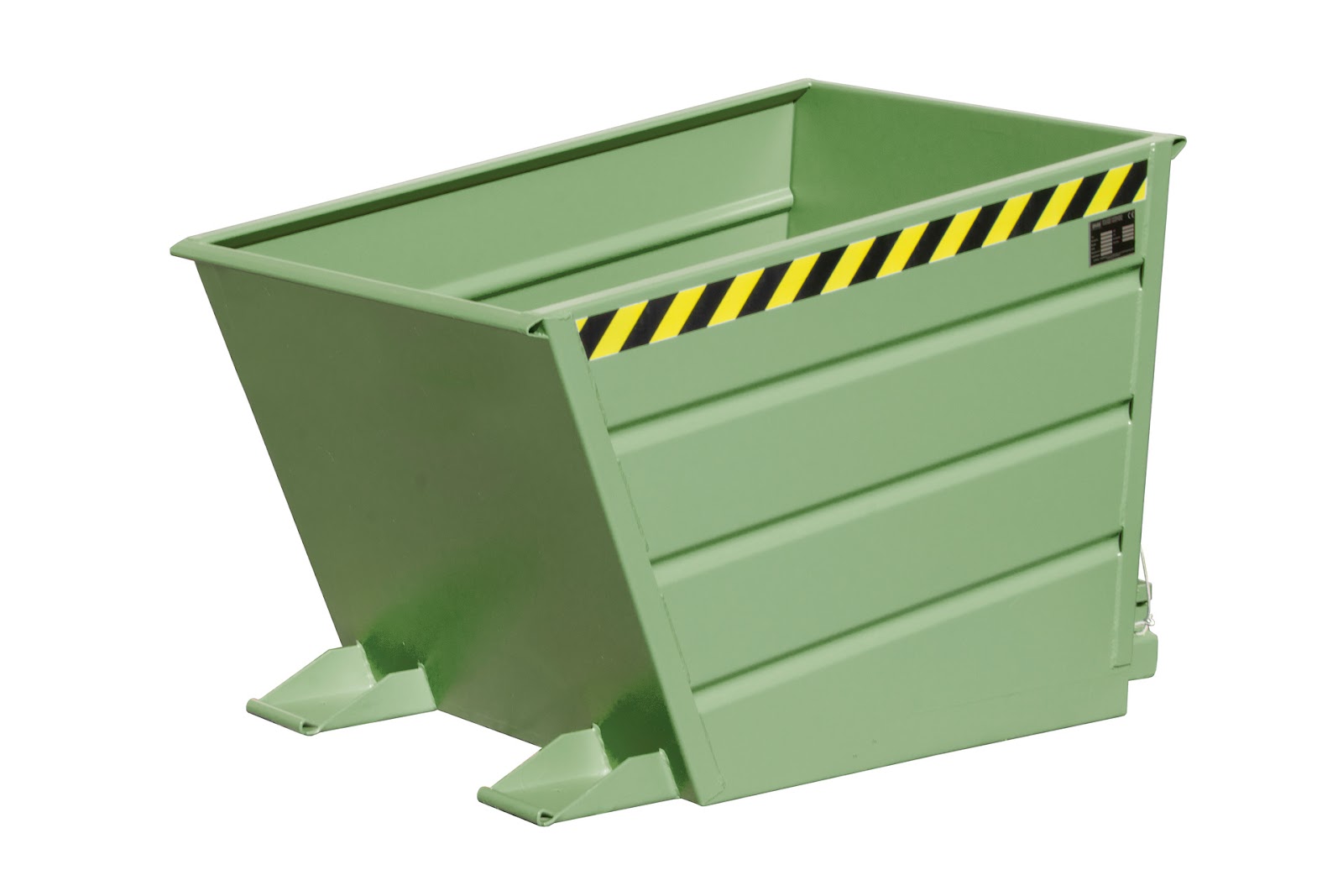 Kiepcontainer VD 650, gelakt, Resedagroen