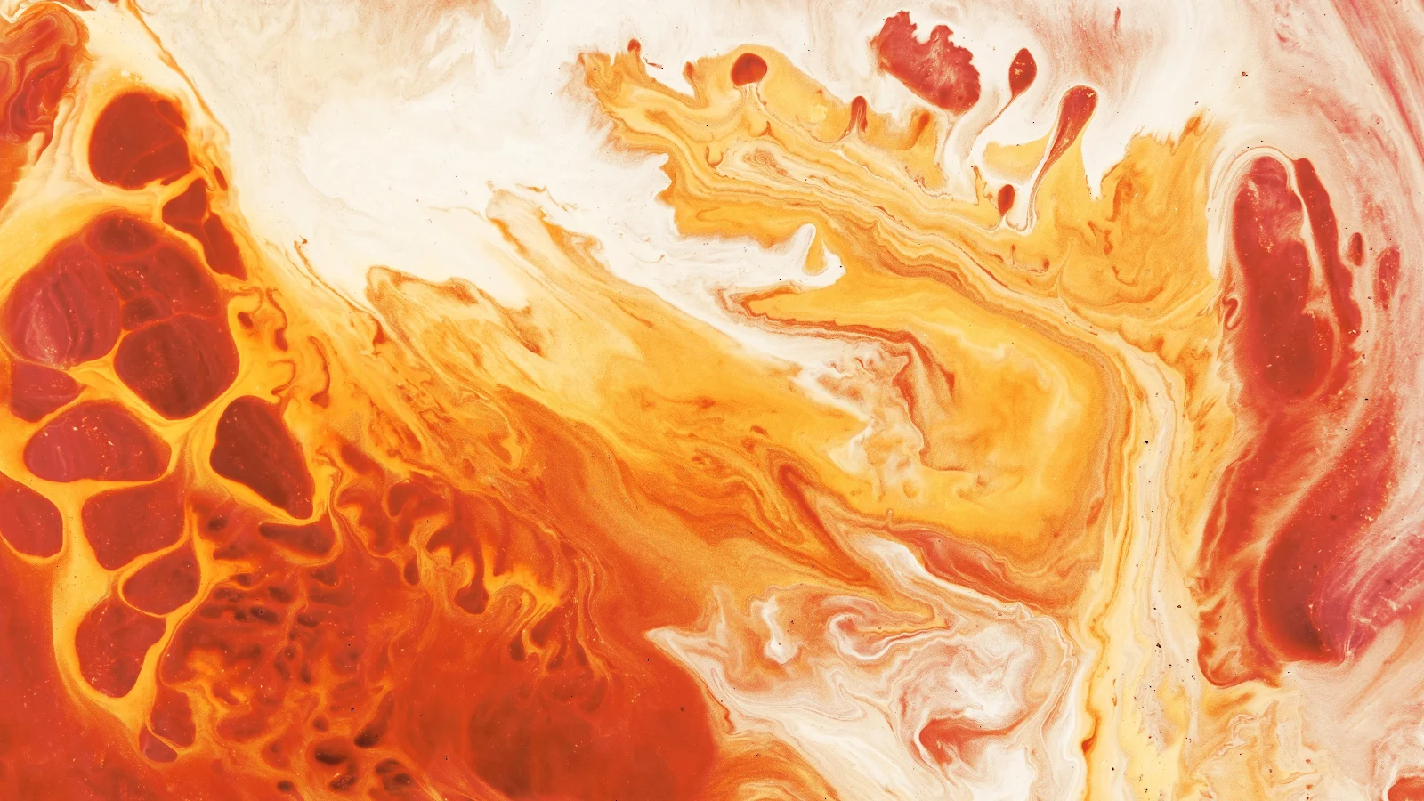 Abstract, Fluid, Shapes, Colorful, Red, Yellow Desktop, iPhone Wallpaper Background