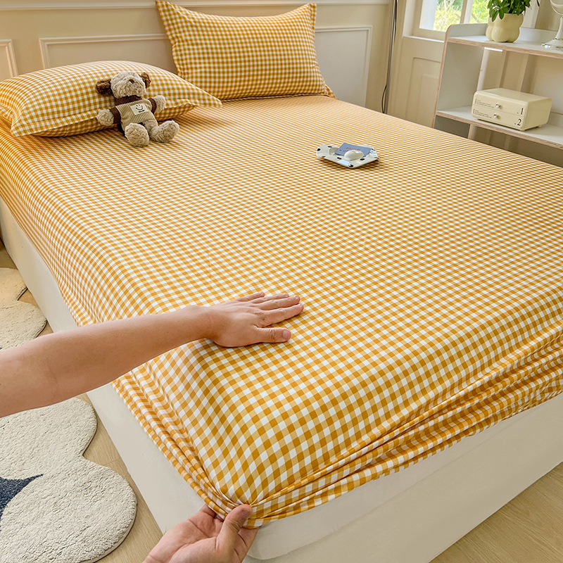 Fitted sheet made of cotton blend