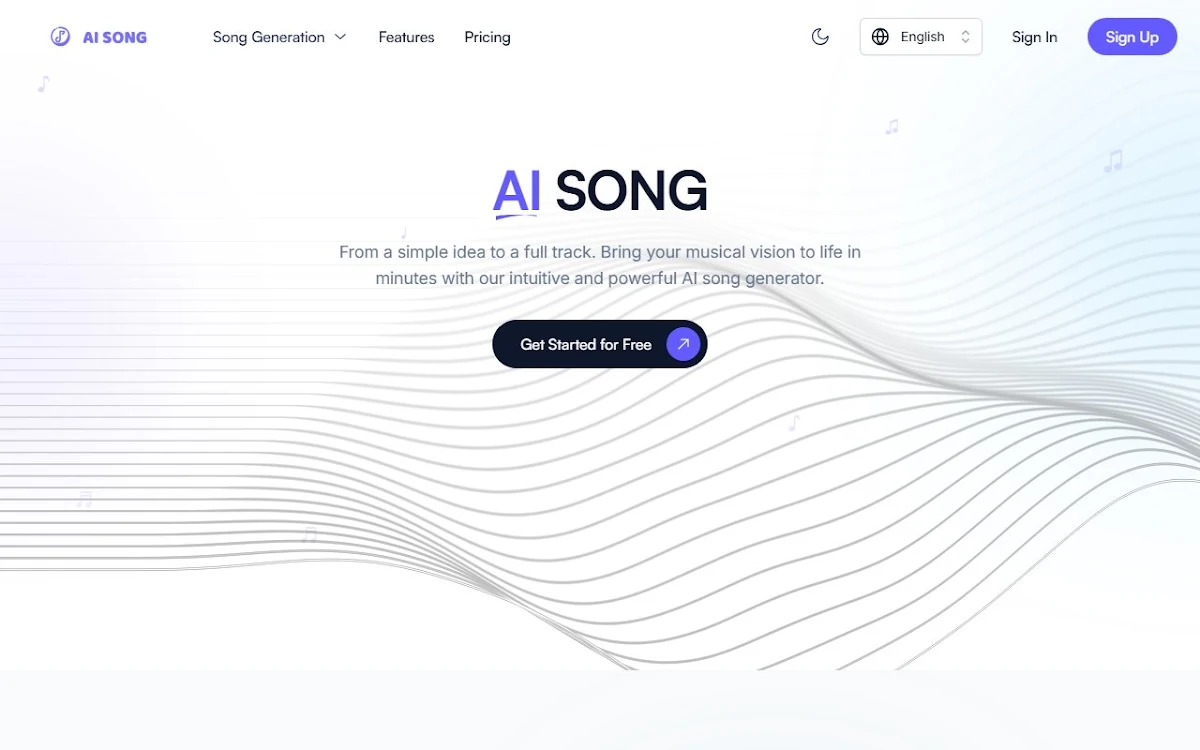 Captura de AI Song Online Free | AI Song Generator & AI Music generator