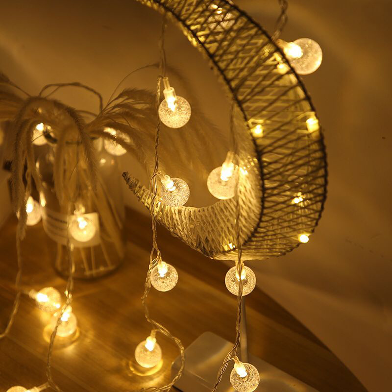 LED-Lichterkette mit Blasenball-Design