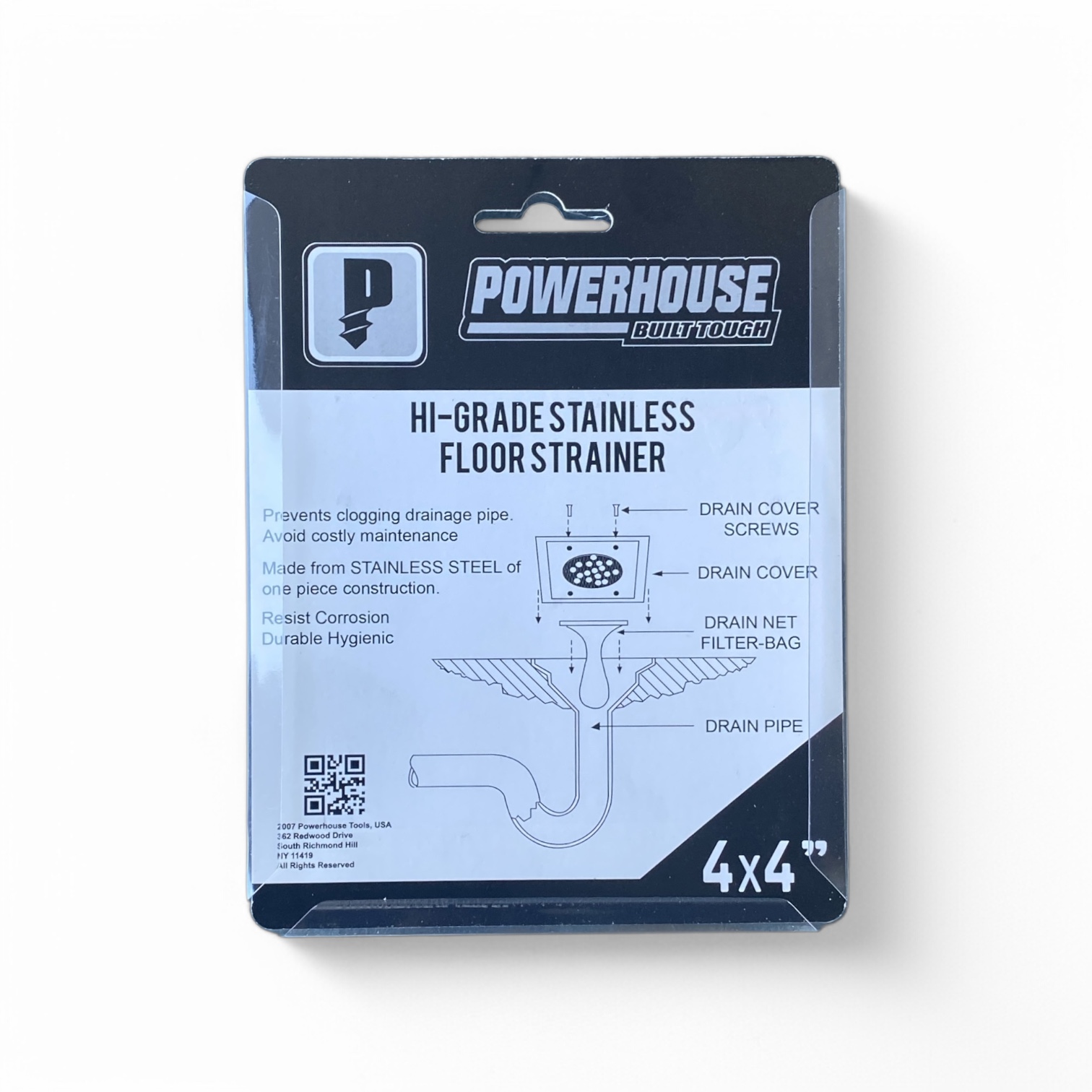 Powerhouse Stainless Steel Floor Strainer