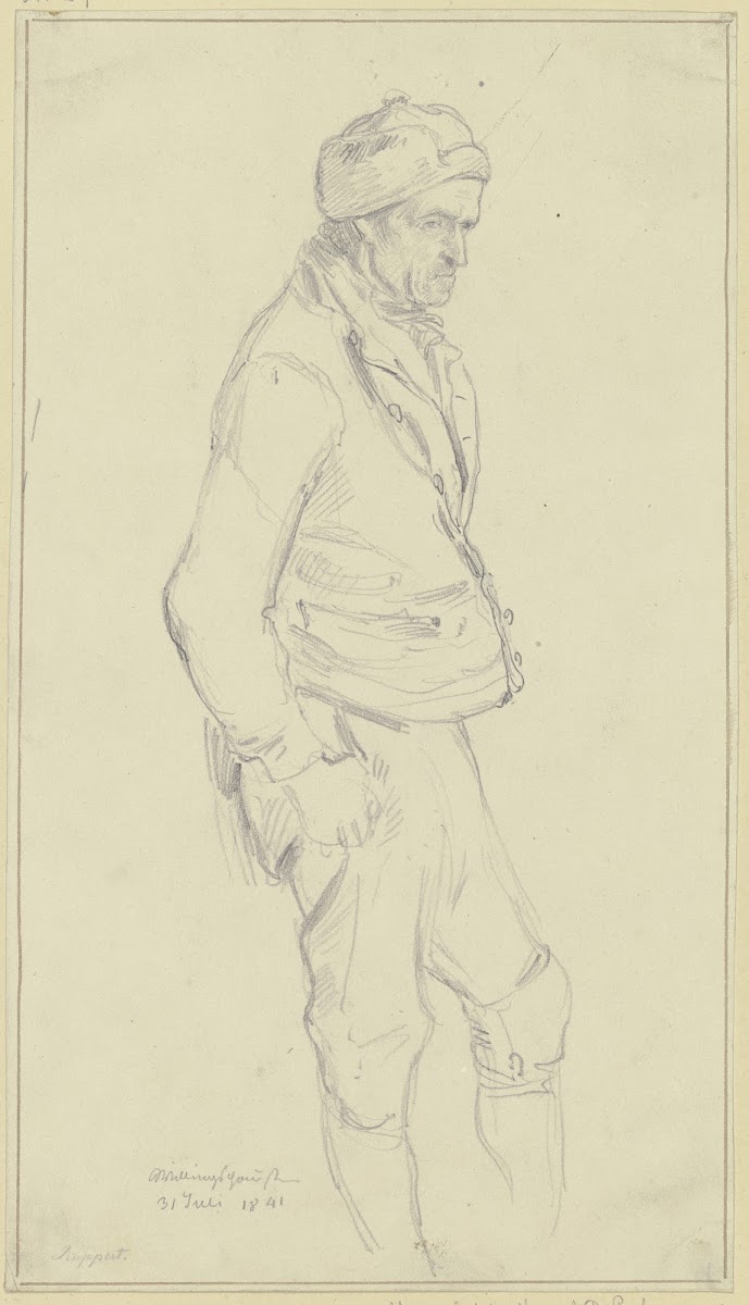 Bauer Ruppert Kniestück nach rechts 1841