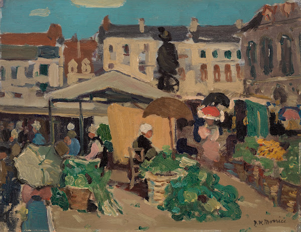 Market Scene C 18981899