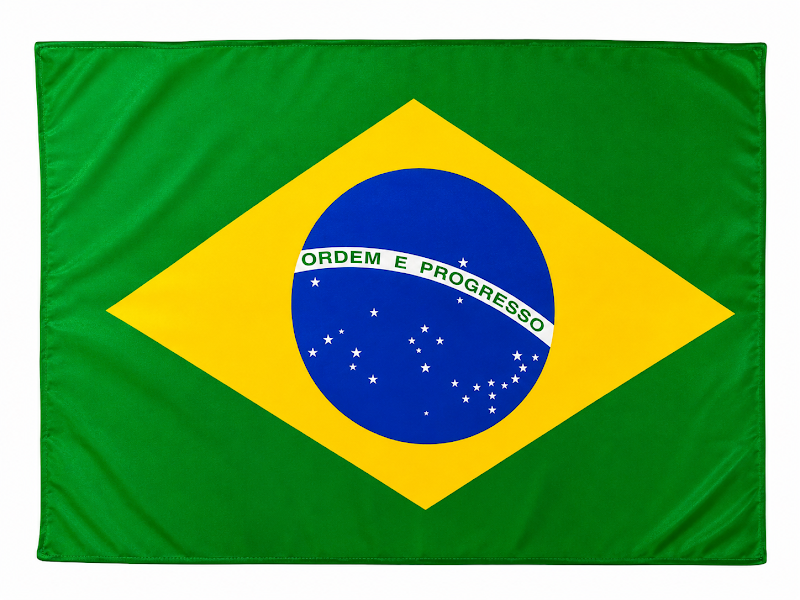 Bandeira do Brasil p/ Capô do Carro