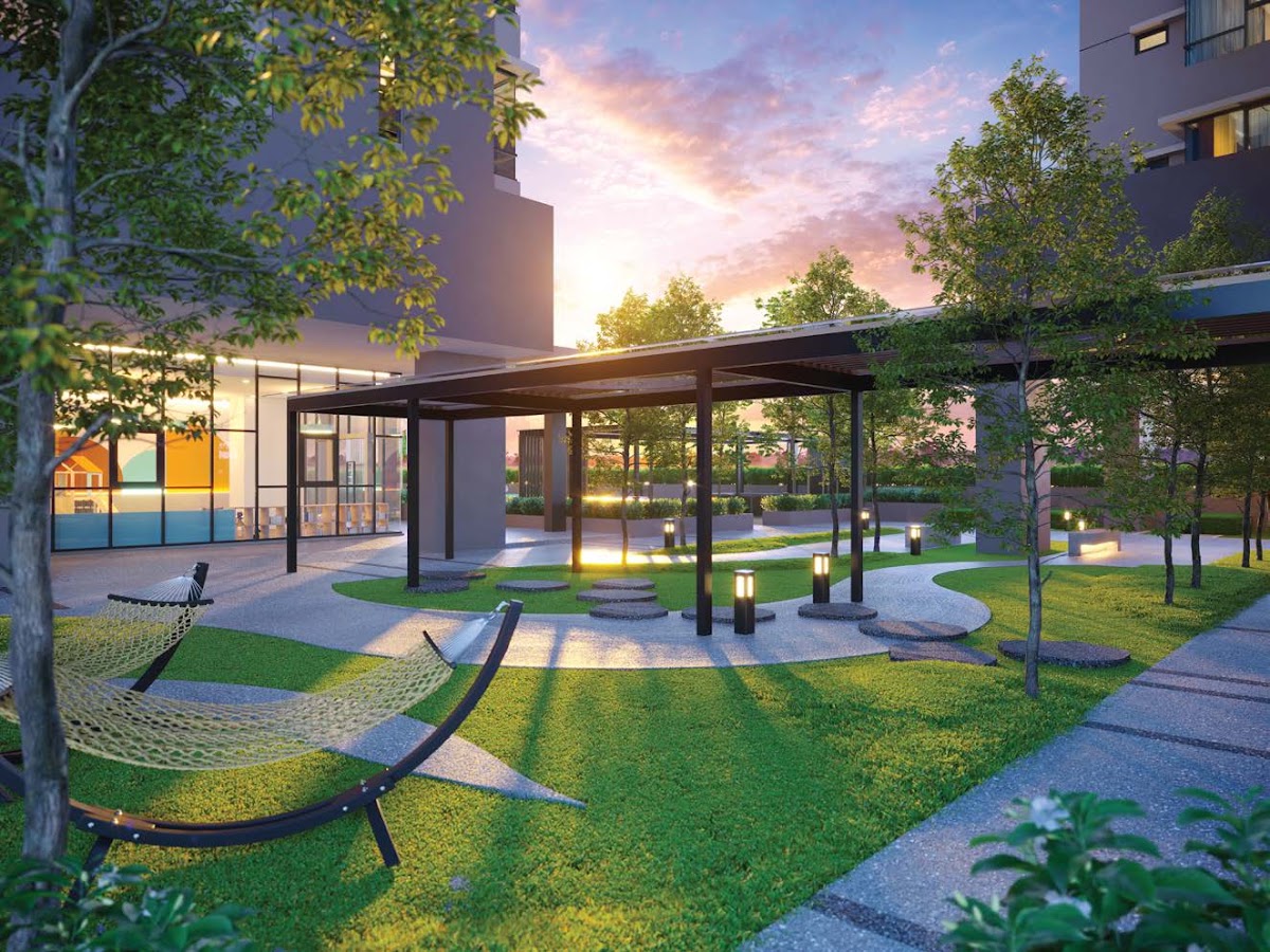 Oaka Residences — hammock garden